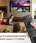 Universal Remote Control Replacement For Smart TV Compatible With All Samsung Series LED LCD QLED HDTV in living room