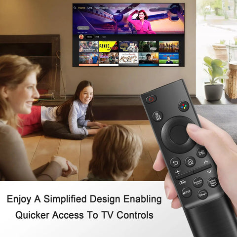 Universal Remote Control Replacement For Smart TV Compatible With All Samsung Series LED LCD QLED HDTV in living room