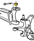Diagram of K80109 Alignment Caster And Camber Bushing For Ford Ranger Plug And Play Front End Suspension Repair