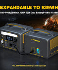 On The Go Portable Power Station 600W with 110W Solar Panel LiFePO4 Battery Solar Generator 299Wh for RV Camping and Home Backup
