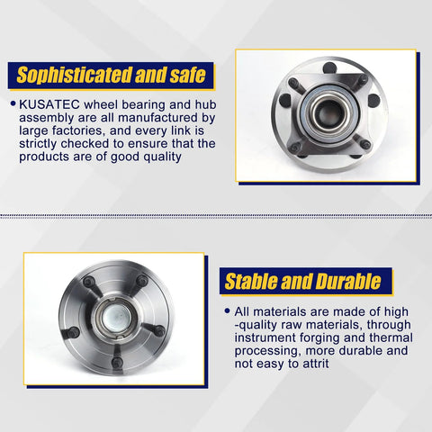 Image of 512302 Rear Wheel Bearing And Hub Assembly For 2006-2010 Jeep Commander And 2005-2010 Grand Cherokee With 5 Lug Bolts And ABS