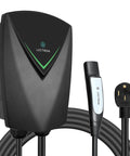 Fast Level 2 EV Charger For Tesla And NACS, 40 Amp 240V Home Charge Station with plug and cable visible