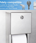 Toilet Paper Dispenser Keys And Paper Towel Key Set Universal Compatibility with Georgia Pacific Waffle and most dispensers