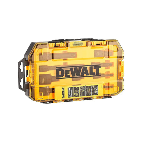 Impact Driver Socket Set With Extensions And Drill Adapters Metric 10 Piece Three Eighths Inch And One Half Inch Drive in yellow case