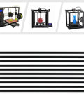 10 Pack Black T Slot Aluminum Extrusion Kit 20x20x1000mm 6063 Aluminum Profile For CNC Machines And 3D Printers