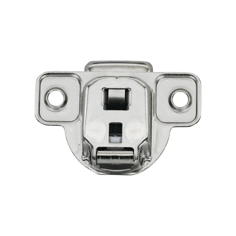 Front view of 25 Pack 106 Degree Silentia Soft Close Cabinet Hinges, 1-3/8 Inch Overlay, Screw-On, Two Cam Adjustment, Nickel Finish, CUP3CD9.