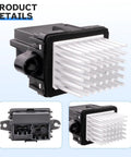 Heavy Duty Straight Swap Ac Blower Motor Resistor For Chevy Silverado Tahoe Suburban Hvac Heater Control Board side and top views with connector details
