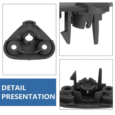 Detailed view of Sun Visor Replacement Clips for Impreza 2017-2023, Driver and Passenger Side, 2 Pack Visor Mounts, Black clips