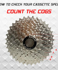 Ultra Light 8 9 10 11 12 Speed Bike Cassette For Mountain Road XC DH AM With 11 To 52T Range showing 9-speed configuration