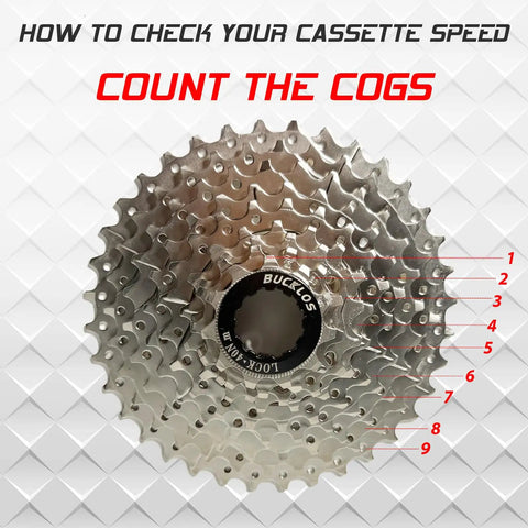 Ultra Light 8 9 10 11 12 Speed Bike Cassette For Mountain Road XC DH AM With 11 To 52T Range showing 9-speed configuration