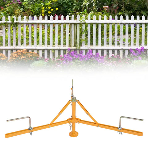 Built Tough Heavy Duty Fence Wire Dispenser For High Tension Systems, Floor Or Stud Mounted, Adjustable To Fit Coils