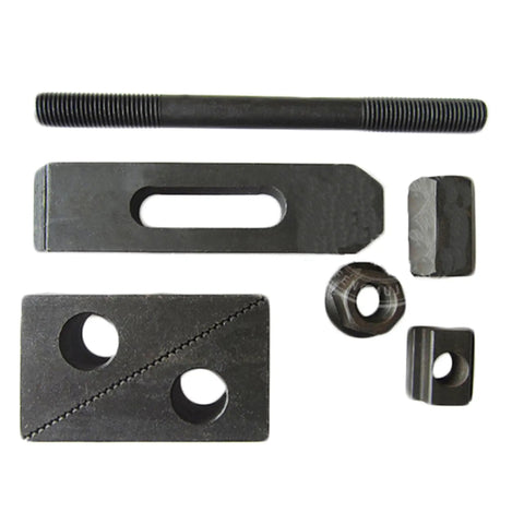 58 Piece Clamping Kit For T Slot Fixtures Three Eighths Inch With Nuts Bolts And Step Blocks components displayed
