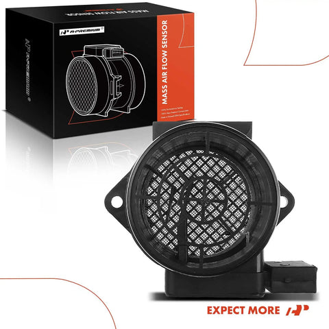 Mass Air Flow Sensor 5 Pin MAF Replacement Fits Hyundai Elantra 2003 2010 Sonata 2006 2008 Tiburon 2003 2008 Tucson 2005 2017 And Kia Optima 2006 2009 Sportage Rio Spectra5 Rio5 shown with packaging