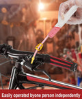 Go To Hydraulic Disc Brake Bleed Kit With Mineral Oil Included, 180 Ml Capacity Plus 3 Bottles Of 60 Ml, 13 Adapters