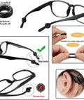 Silicone Eyeglasses Retainers 34 Pieces No Slip Comfort Ear Grip Hooks Food Grade Eyewear Stoppers Stay Put Glasses