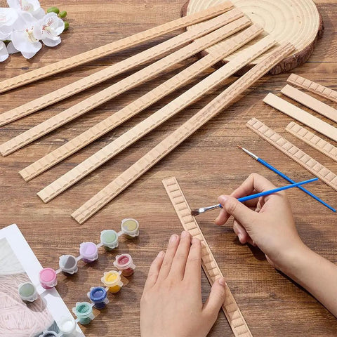 Easy Install 12 Pc Unfinished 3D Wood Trim Molding For Walls Doors Furniture Peel And Stick, painting unfinished wood strips.
