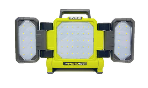 18V Cordless Hybrid 3000 Lumens LED Panel Light For The Job Site, Boss Level Brightness, front view, portable panel lamp