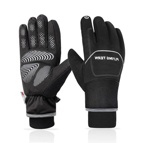 Waterproof Thermal Ski Gloves With 3M Thinsulate Insulation For Snowboarding Cycling And Mountaineering Non Slip Grip 10 Finger Touchscreen All Weather Warmth For Real Black Medium