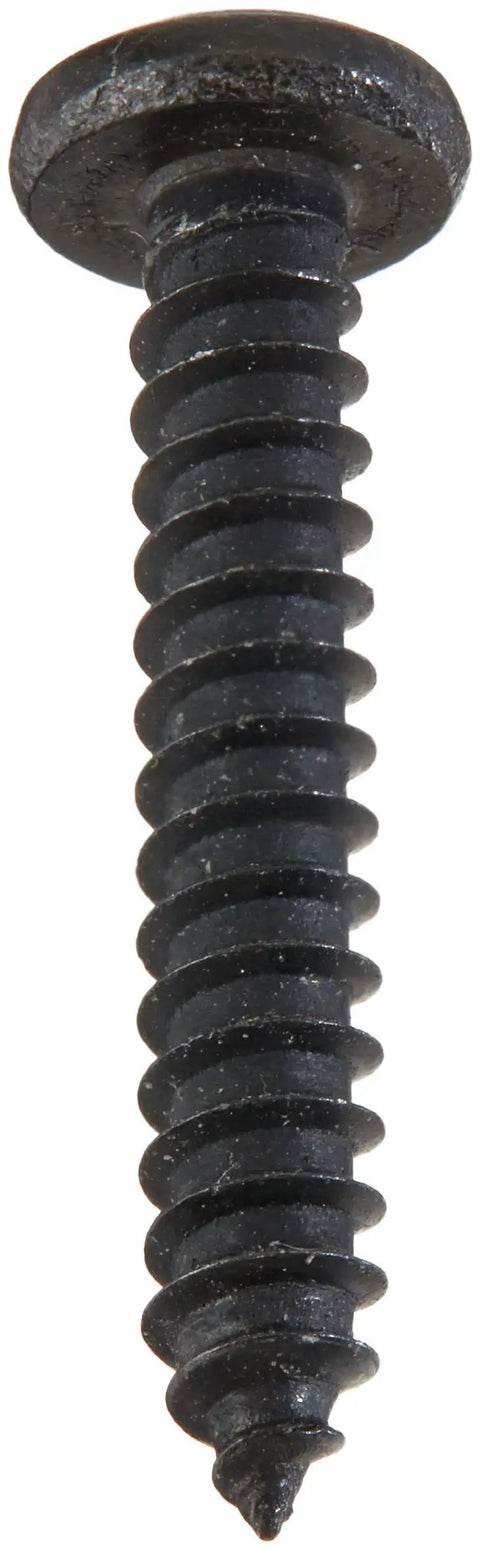 Heavy-Duty 18-8 Stainless Steel Sheet Metal Screw With Black Oxide Finish, Pan Head, Phillips Drive, Type AB Point, 8-18 Thread Size