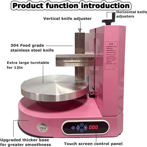 Portable Automatic Cake Icing Smoothing And Decorating Machine Electric Icing Tool For Smooth Coats And Clean Edges