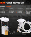 Electric Fuel Pump Module With Sending Unit Plug And Play For 2005 Through 2015 Dodge Challenger Charger Magnum And 300 Models Left Driver Side And Right Passenger Replaces 5136023 5136022 E7192M E7264A, showing component parts and wiring
