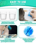 Crystal Clear Epoxy Resin Kit 2 Gallon Self Leveling Low Odor No Bubbles 1:1 Ratio Food Safe Resin And Hardener in use demo