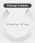 Pro Grade Stainless Steel Cheese Slicing Wires Set 12 Wires 36 Inch Long Replacement Kit For Soft And Hard Cheese Butter Soap