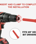 Heavy Duty Garden Auger Drill Bit For Planting 2 Inch By 32 Inch Spiral Bulb Planter And Post Hole Digger With Three Eighths Inch Hex