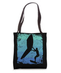 Dope Retro Wing Foil Wingsurfing Tote Bag For Wingboarding Fans With Vintage Style Design 16 Inch Square Carryall