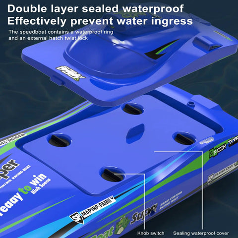 Beast Speed 30kmh Brushless Turbojet Remote Control Boat With 2 4GHz Radio Waterproof Hull Efficient Cooling Low Battery Alarm Range