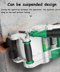 Pro Grade Heavy Duty Electric Wall Chaser For Concrete Walls 1100W 1600RPM with suspended design detail.