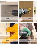Self Tapping Screws Assortment Kit 550 Pieces M3 Through M6 304 Stainless Steel For Metal Wood And Plastic in use on wood and door