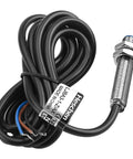 Inductive Proximity Sensor Switch M8 Shield Type 5V DC 3-Wire NPN Normally Closed 1mm Sensing Distance with coiled black cable