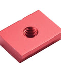 Red T slot nut from Beefy Aluminum T Track Slider And T Slot Nut Set For Woodworking Tables And Saws Fits M6 And M8 Slots