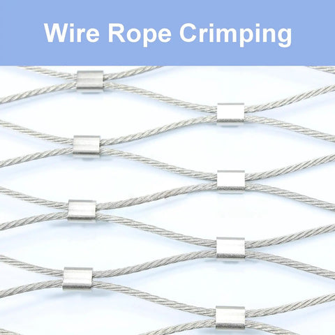 250 Pack Aluminum Double Barrel Cable Crimp Sleeves for Wire Rope Ends One Sixteenth Inch Diameter Easy to Crimp Anti Corrosion Durable Ferrules for Securing Cable and Wire Rope in Marine, Trailer, and DIY Projects. Wire rope crimping with aluminum sleeves
