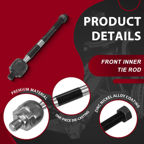 Up Your Ride With This Sweet Frenzybro Front Lower Control Arm Kit Featuring 8 Pieces Like Arms Ball Joints Sway Links And Solid Tie Rods For A Smoother Drive And Better Handling On The Road Without Breaking The Bank Today. front inner tie rod, steel with zinc coating