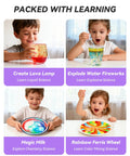 Children performing experiments from Over Sixty Hands On Science Kit For Kids Eight Plus, A Fun STEM Educational Gift With Sixty Plus Experiments For Boys And Girls, Easy At Home Learning, The Perfect Birthday Science Starter