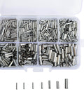 600 Pcs Wire Ferrules Kit In 7 Sizes Tinned Copper Crimp Connectors For 22 To 10 AWG Non Insulated Cable End Terminals