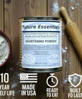 12 oz can of Shelf-Stable Shortening Powder For Frying And Baking, Reconstitutes With Water, Perfect For Emergency Prep And Everyday Cooking