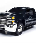 Chevrolet Silverado Dually Toy Truck With Trailer Hitch Realistic 1 To 20 Scale Farm Toy For Kids And Collectors Durable Safe Fun