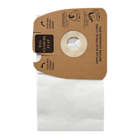 Premium Paper Vacuum Bags For S3680 And SC3680 Canister Vacuums Pack Of Five 63253A White Durable Replacement