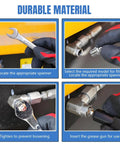 Instructions for using 60 Piece Metric Grease Fittings Kit with M6 M8 M10 and Quarter Inch and Eighth Inch Zerk Fittings