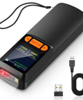 Pocket Sized Bluetooth Barcode Scanner That Reads 2D And 1D Barcodes With LCD Display And AI Voice Setting Keypad Wireless