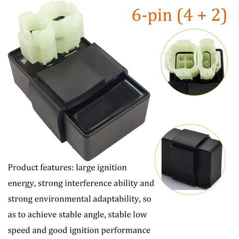 Beefed Up High Performance 6 Pin Ignition Coil Kit For 50cc 70cc 90cc 110cc 125cc 150cc Taotao Scooters ATVs Mopeds And Go Karts