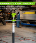 Heavy Duty 1500 Lb Underhoist Support Stand With 36 To 57 Inches Adjustable Height Self Locking Acme Screw stabilizes vehicle