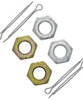 Beefy Tie Rod End Kit For Arctic Cat 3303 223 And 3303 224 With M10 By One Point Two Five Thread Two And One Third Inch Length On Knuckle Side Gray Finish Replaces OEM 2006 DVX 50 2x4 And 2006 DVX 90 2x4 Utility, tie rod nuts and cotter pins