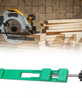 Workhorse Adjustable Wood Cutting Guide With Portable Circular Saw Fence And Hassle Free Milling Clamp on wood planks.