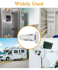 T Strap Hinge Zinc Alloy 14cm 5.5 Inch Replacement for Toolbox Car Door and Carriage Compartment Low Noise Soft Close 