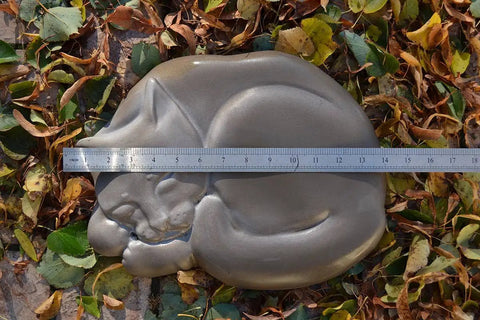 DIY Concrete Cat Stepping Stone Mold For Garden Path And Patio Yard Castings In Plaster Or Concrete Durable ABS Plastic Mold