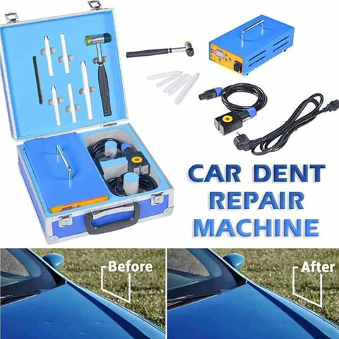 Pro Grade Paintless Dent Repair Kit for Auto Body Cars Dent Puller with Induction Heater Hot Box 1380W 110V Power DIY.